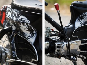 custom honda c70 minority motorcycles