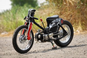 custom honda c70 minority motorcycles