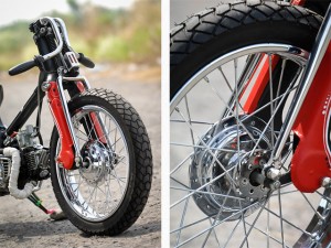 custom honda c70 minority motorcycles