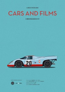 Car Poster Porsche 917k Racing Le Mans 3