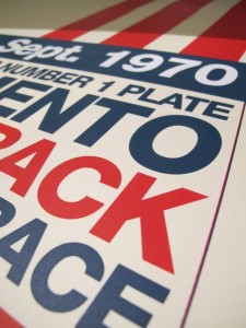 Vintage Motorsport Silkscreen Poster