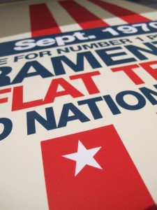 Vintage Motorsport Silkscreen Poster